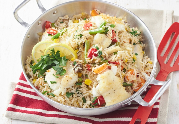 Fr: Fischpfanne mit Gemüse