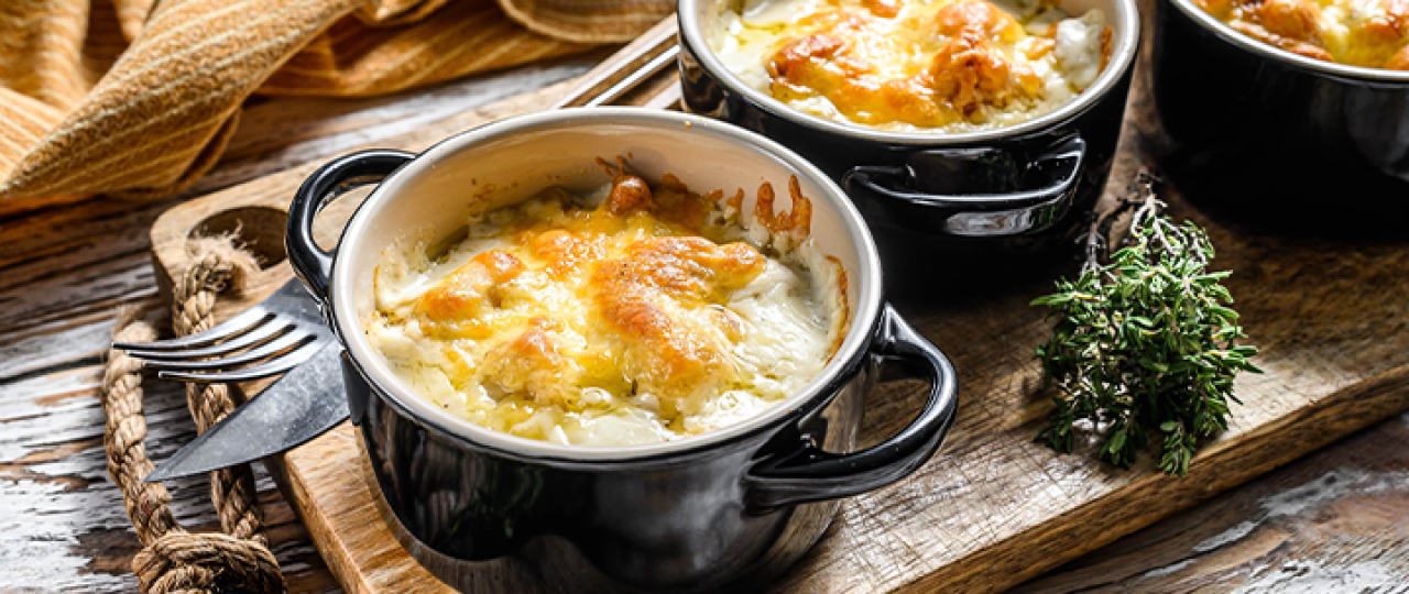 Fr: Kartoffelauflauf mit Hähnchen und Gemüse