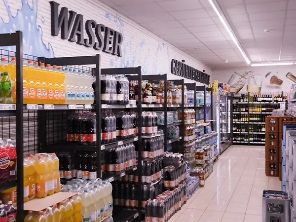 Rewe Langgöns Getränkemarkt Innen